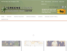 Tablet Screenshot of greenecofairgrounds.correspondnow.com